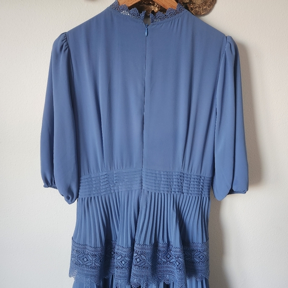 Lace Pleated Tier Dress. Sold-out online! - Picture 7 of 8